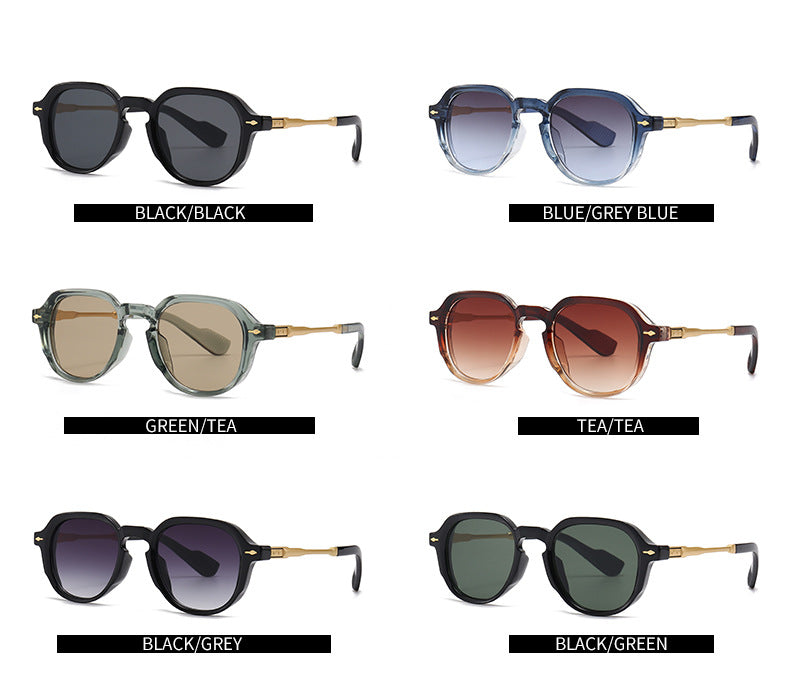 6068 Round Aviator Sunglasses