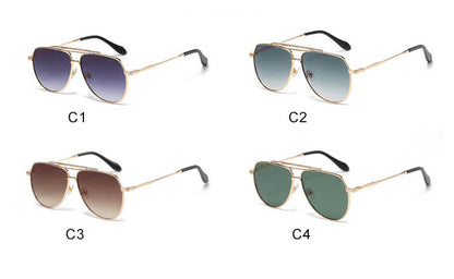 8039 Metal Aviator Sunglasses(4 colors)