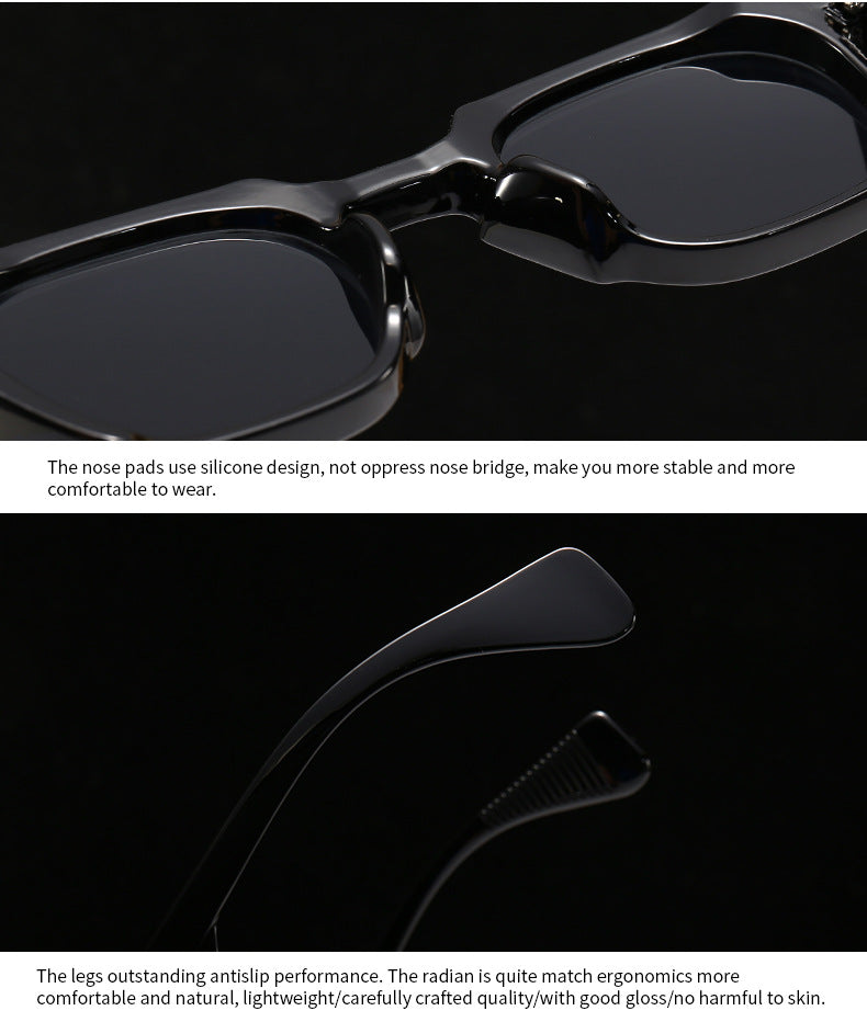 (6 Pack) Fashion Rivets Sunglasses 6056