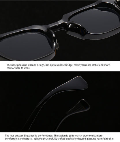 (6 Pack) Fashion Rivets Sunglasses 6056