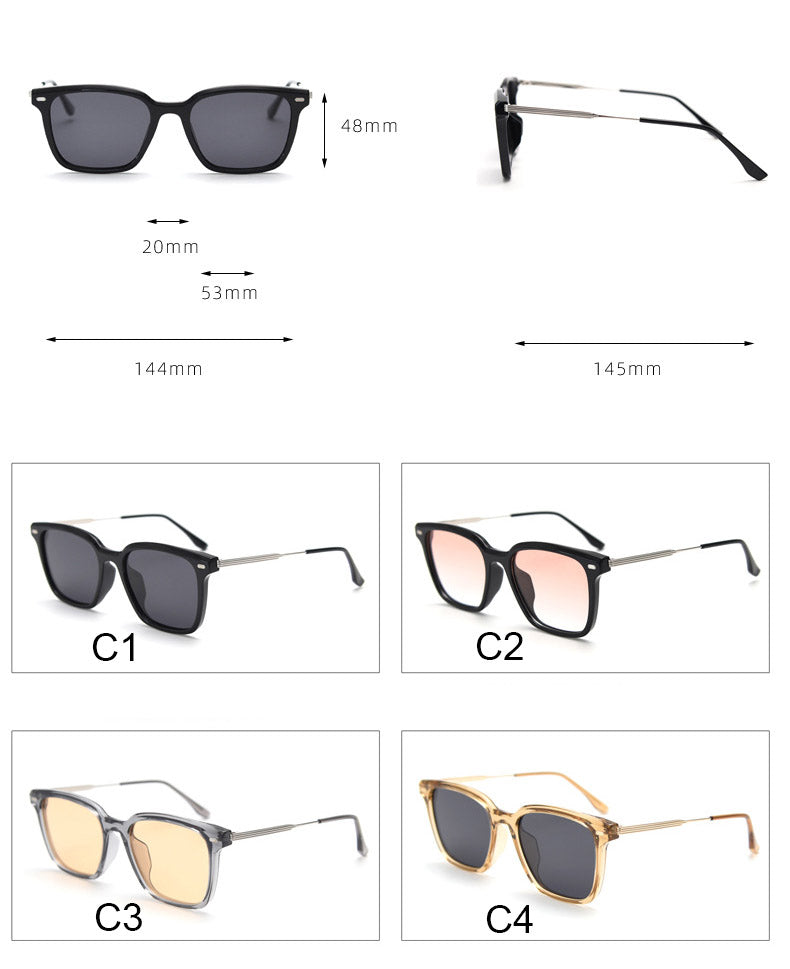 2207 Polarized Square Sunglasses