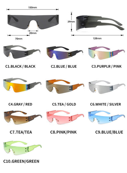 (6 Pack) Y2K Around Sunglasses 20902