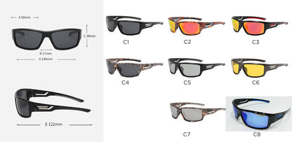 (6 Pack) Polarized Sports Sunglasses 9952P