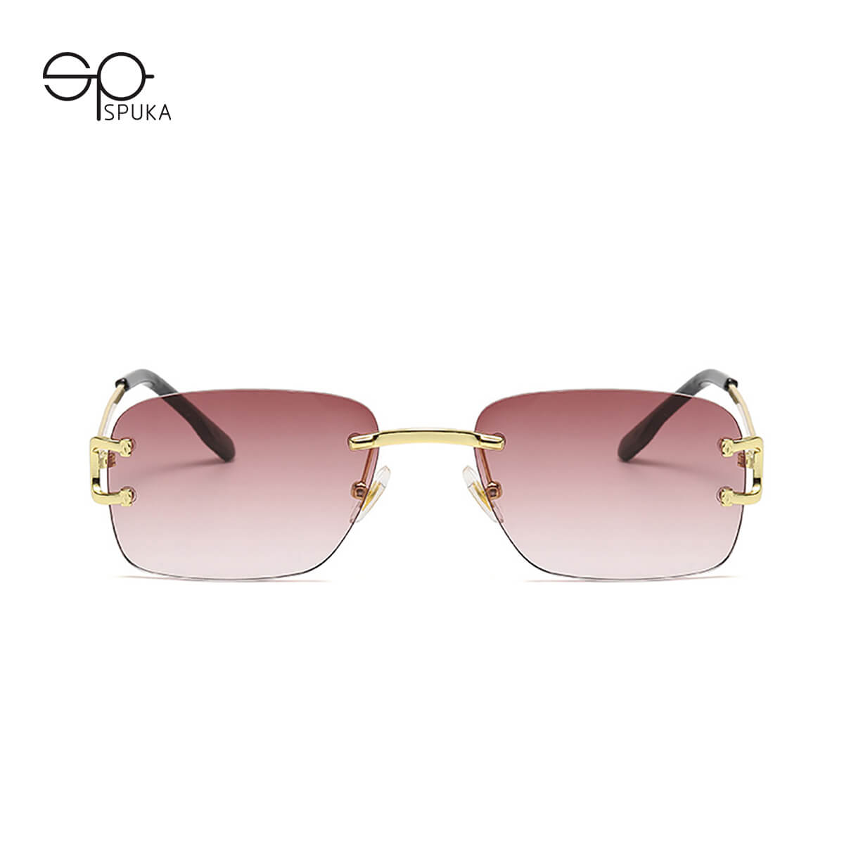 8321 Luxury Frames Rimless Sunglasses