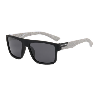 918P Polarized Sports Sunglasses Black/Gray-Black