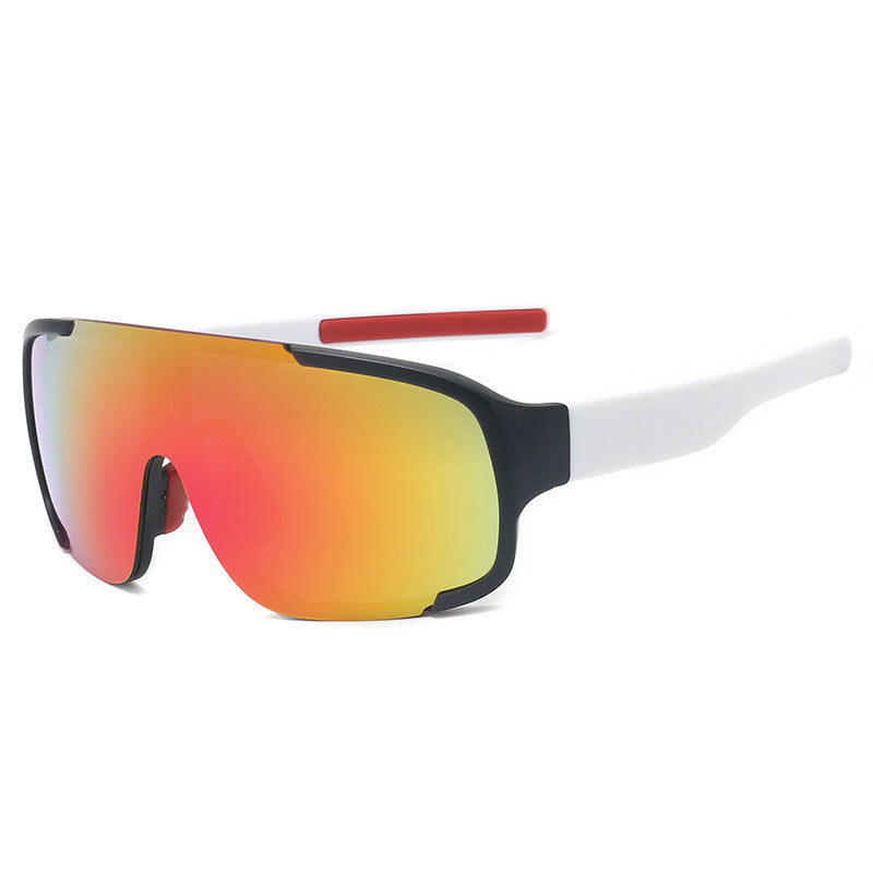 9316 Sports Sunglasses Black-Red Flash