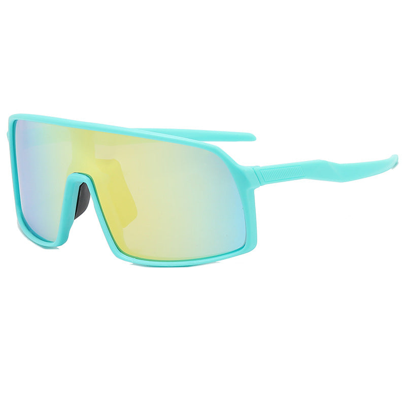 8231K Kids Polarized Sports Sunglasses Lake Blue-Gold Flash