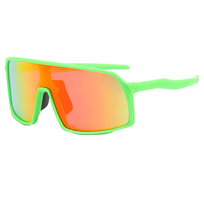 8231K Kids Polarized Sports Sunglasses Green-Red Flash