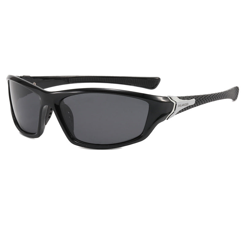 120P Polarized Sports Sunglasses Black-Black