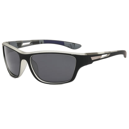 336P Polarized Sports Sunglasses Black/Gray-Black