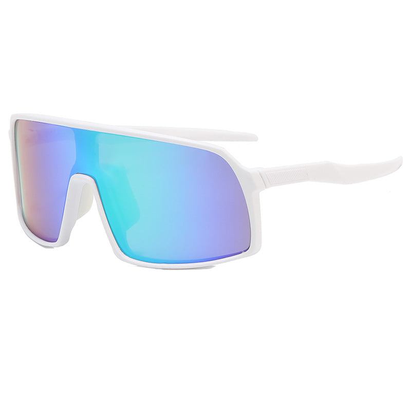 8231K Kids Polarized Sports Sunglasses White-Green Flash