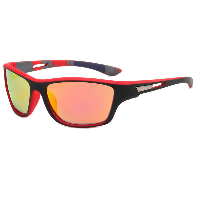 336P Polarized Sports Sunglasses Red Flash