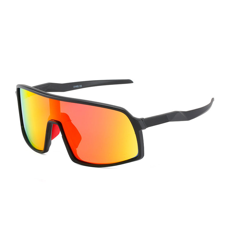 8231K Kids Polarized Sports Sunglasses Black-Red Flash