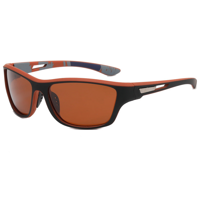 336P Polarized Sports Sunglasses Brown