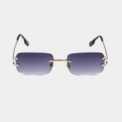 5225 Rectangular Rimless Sunglasses