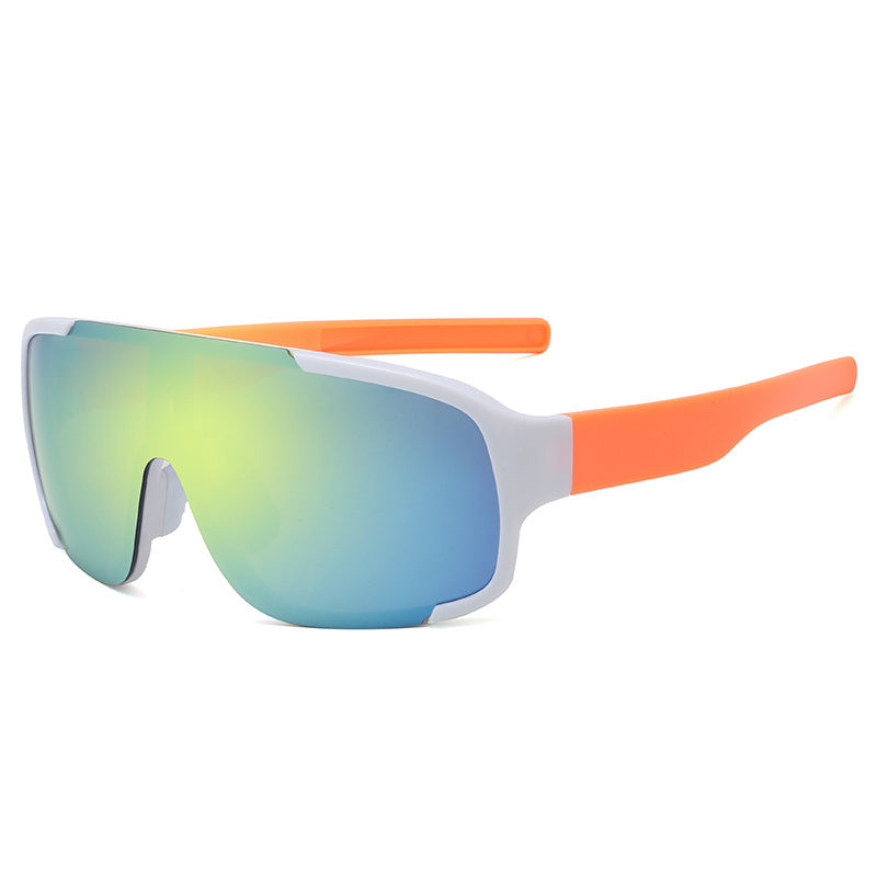 9316 Sports Sunglasses White-Gold Flash